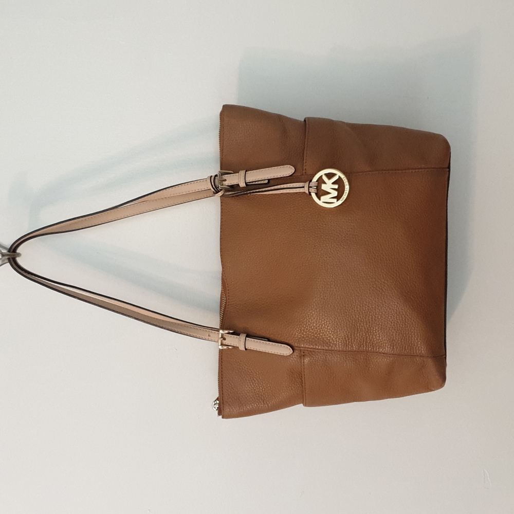 Michael Kors leather jet set zip tote bag - Picture 3 of 15